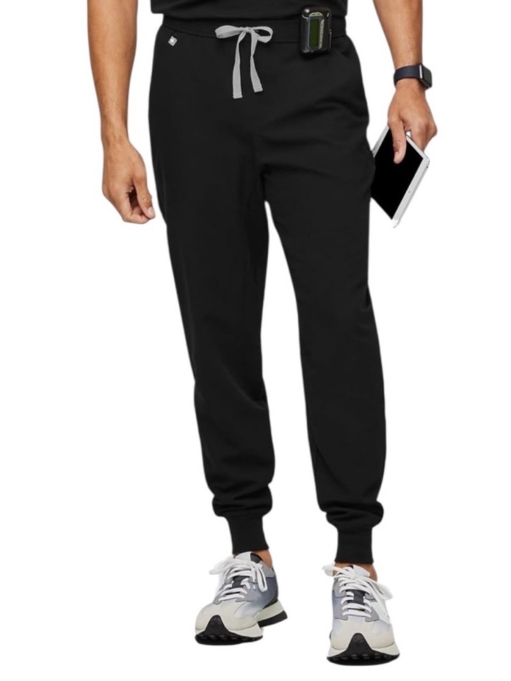FIGS Tansen Black Jogger Scrub Pants XXL Technical Collection MXXSW2004